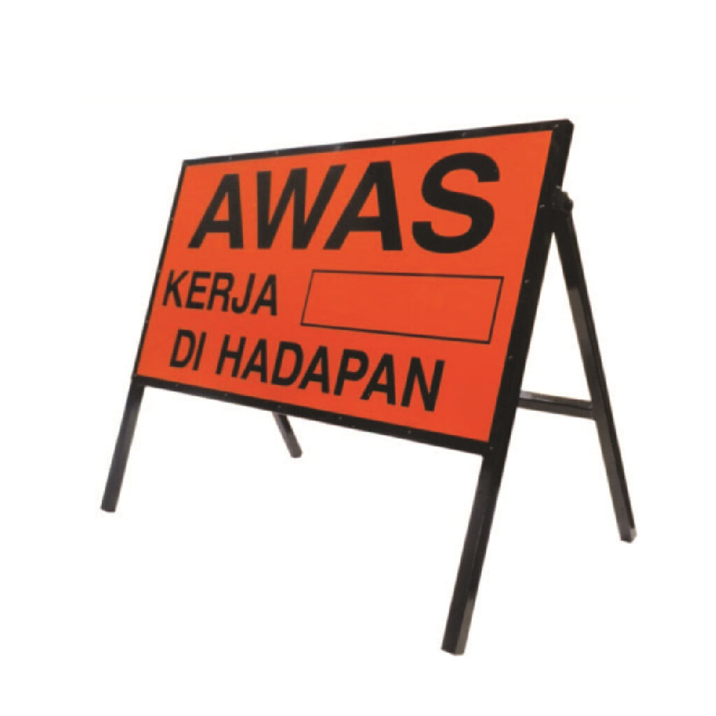 Papan tanda warna jingga