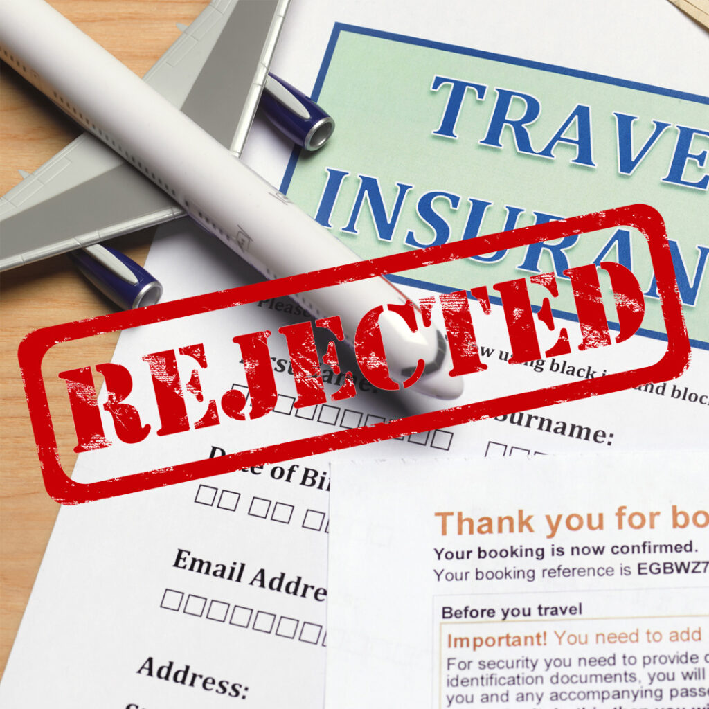 pelbagai punca menyebabkan claim travel insurance ditolak