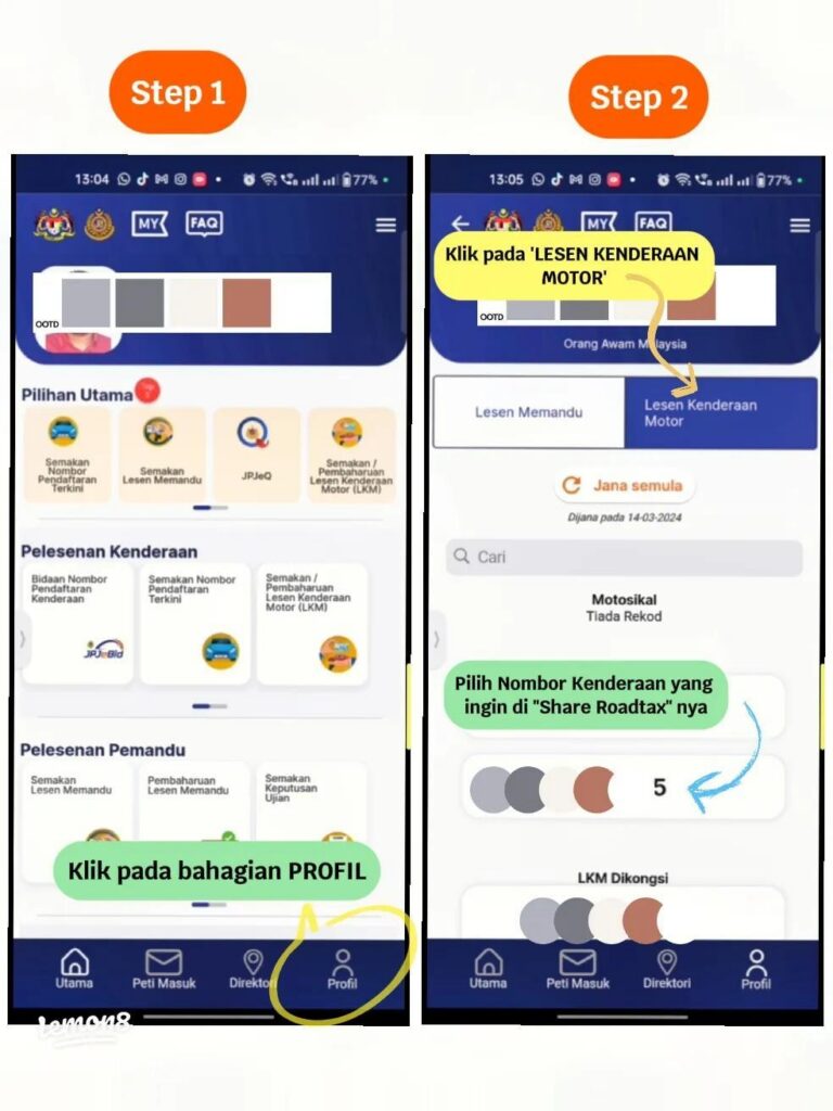 MyJPJ应用程式查看电子路税步骤

