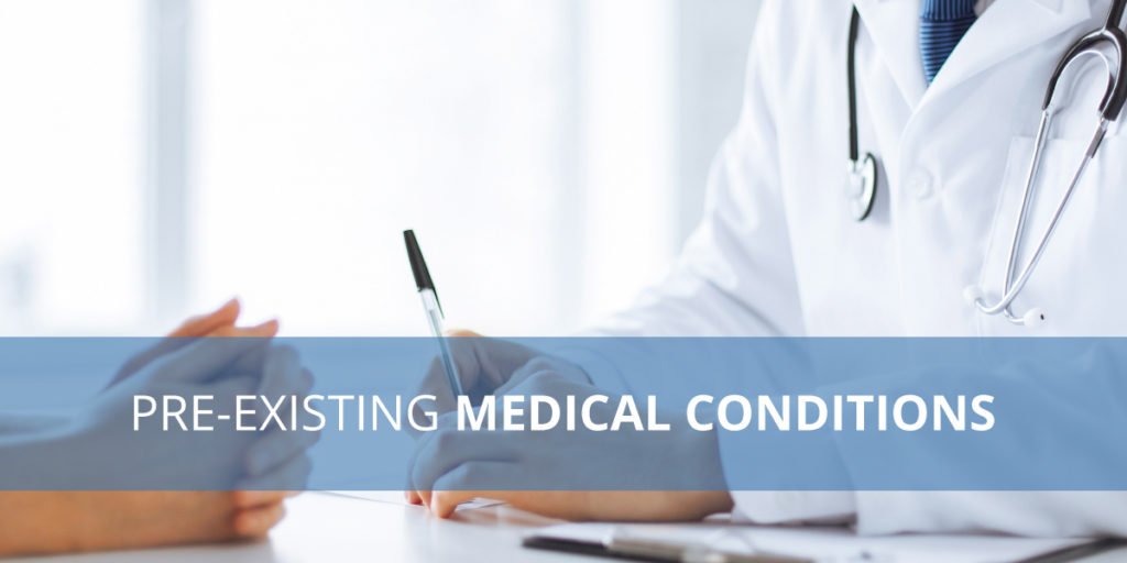 Medical insurance - pre-existing condition