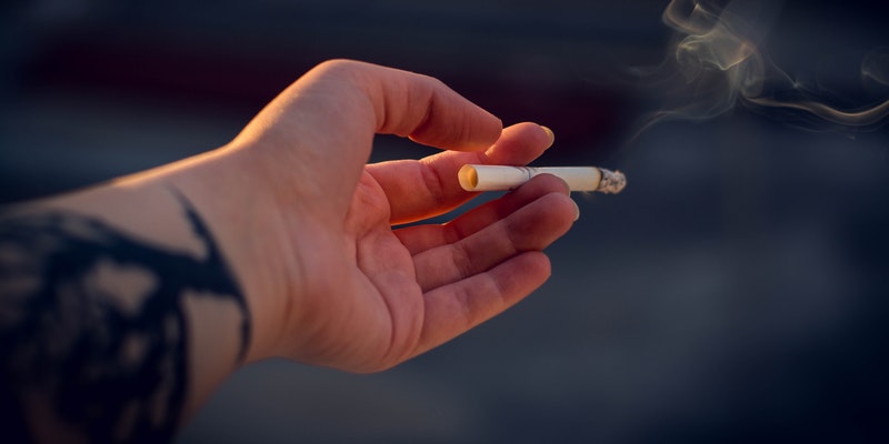 Being a smoker increases your life insurance premium.